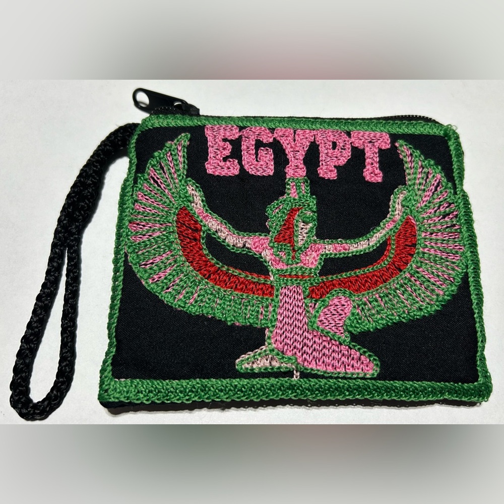 Handmade Woven Egyptian Pattern Wallet